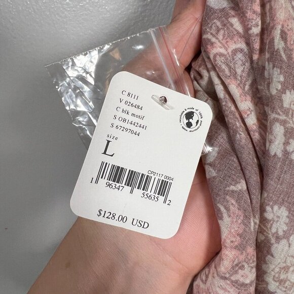 Free People Memphis Canyon Crop Top‎ Size Large Boho Peasant Poet Festival - Picture 7 of 13